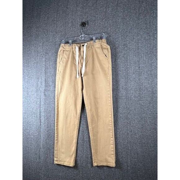 Kensie Jeans Womens 8/29 Khaki The Girlfriend Pants Comfort Preppy Academia - Picture 1 of 6